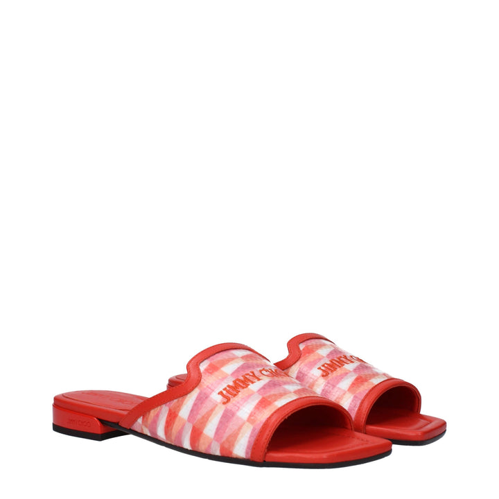 Orange Fabric Slipper