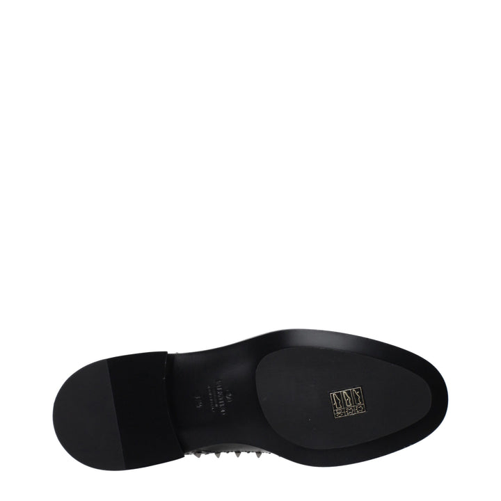 Black Leather Oxfords And Derbies