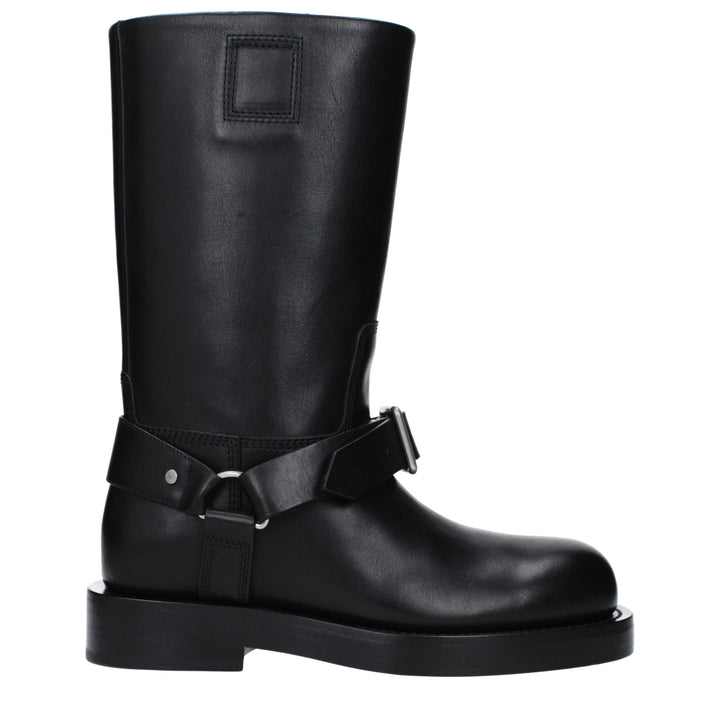 Black Leather Boot