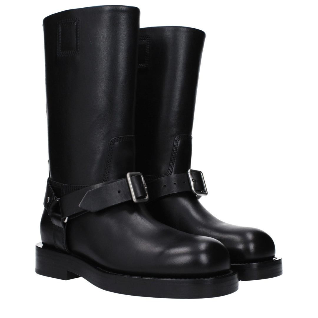 Black Leather Boot