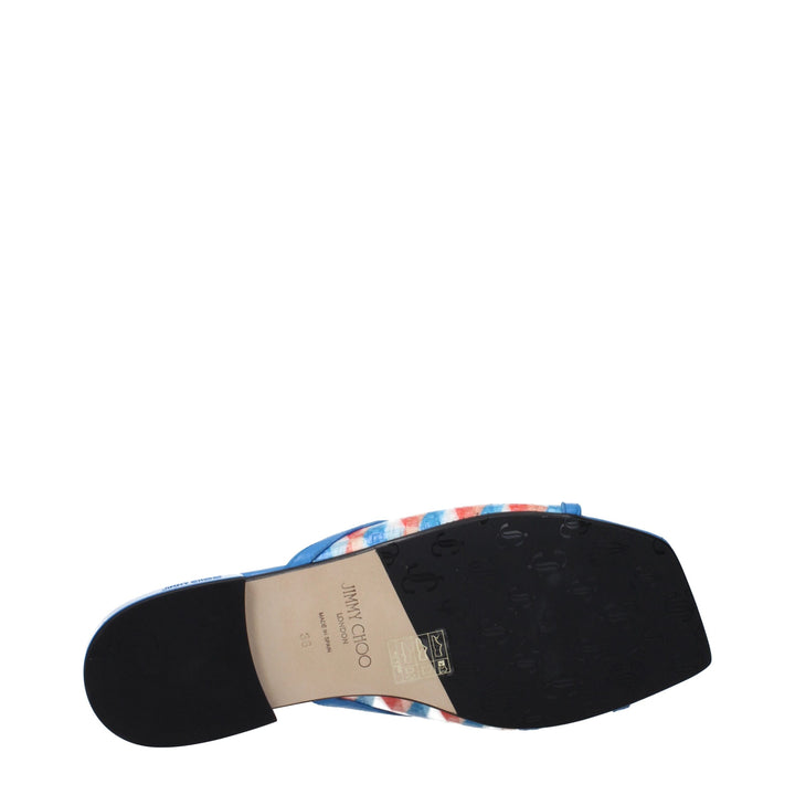 Light Blue Fabric Slipper