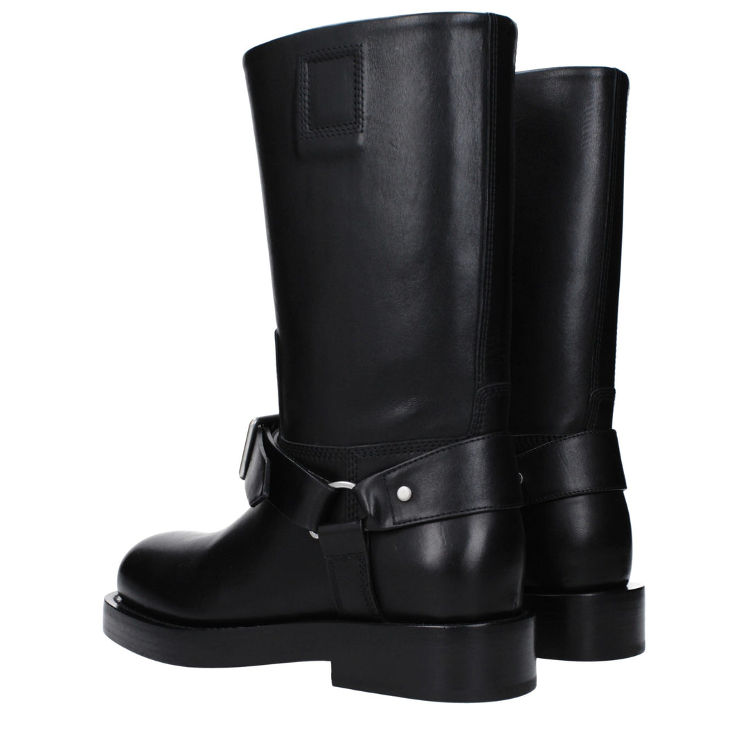 Black Leather Boot