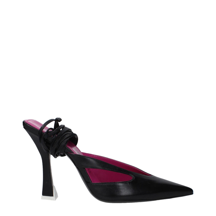 Black Leather Sandal