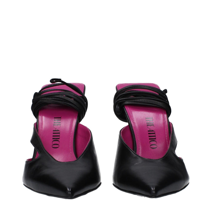 Black Leather Sandal