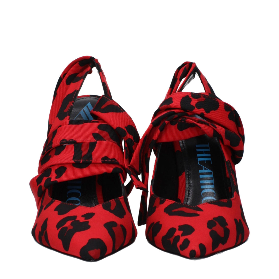 Red Fabric Sandal