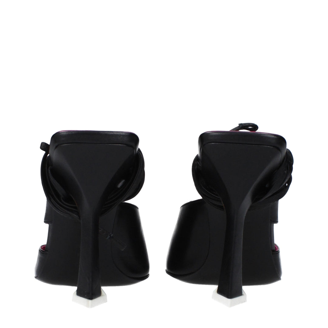 Black Leather Sandal