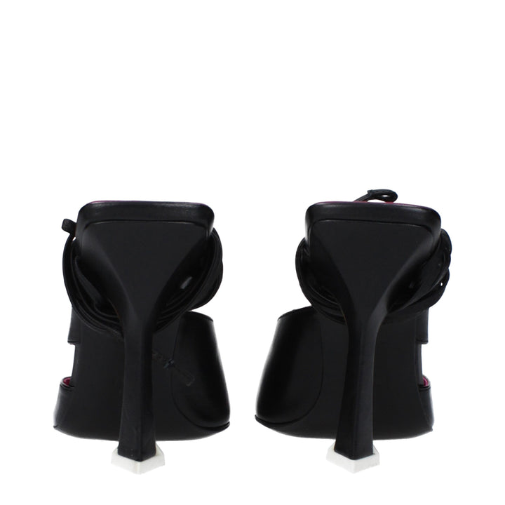 Black Leather Sandal