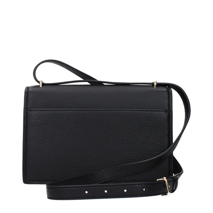 Black Leather Crossbody Bag