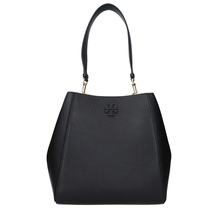 Black Leather Shoulder Bag