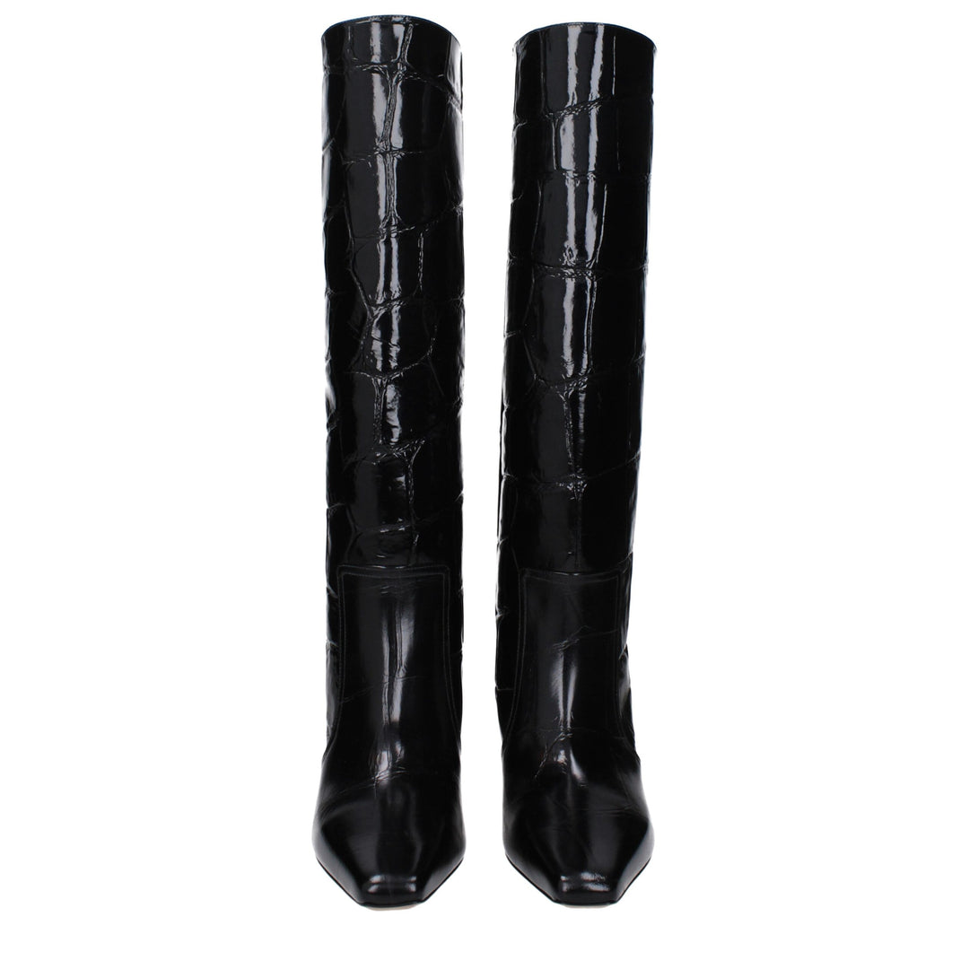 Black Leather Boot