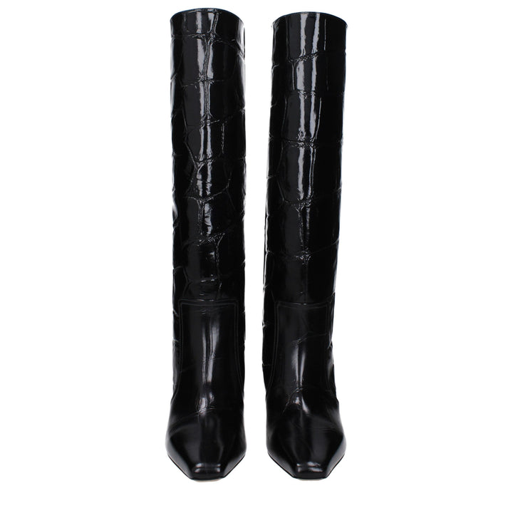Black Leather Boot