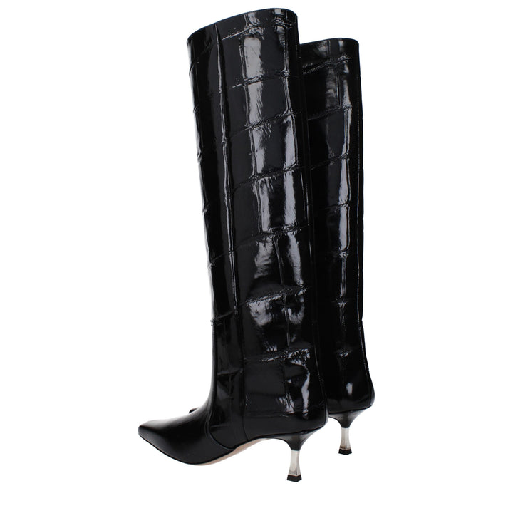 Black Leather Boot