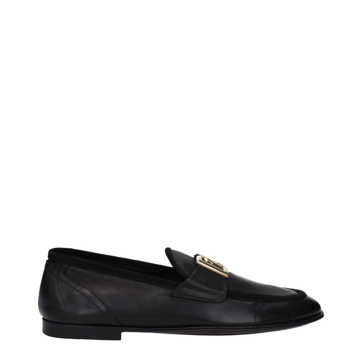 Black Leather Loafer
