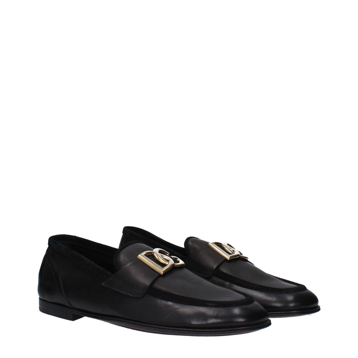 Black Leather Loafer