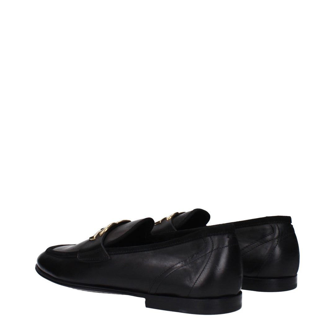 Black Leather Loafer