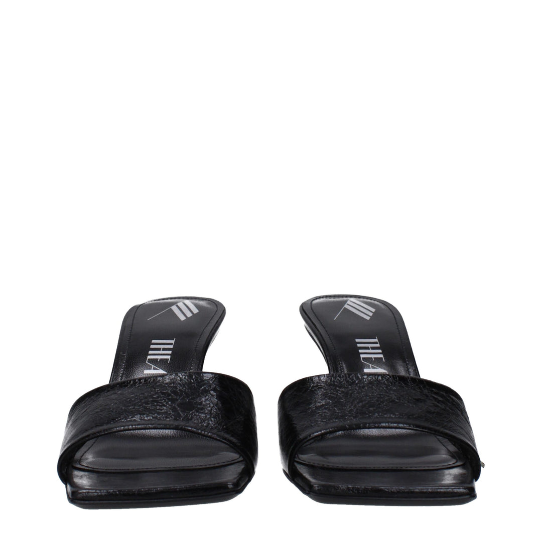 Black Leather Sandal