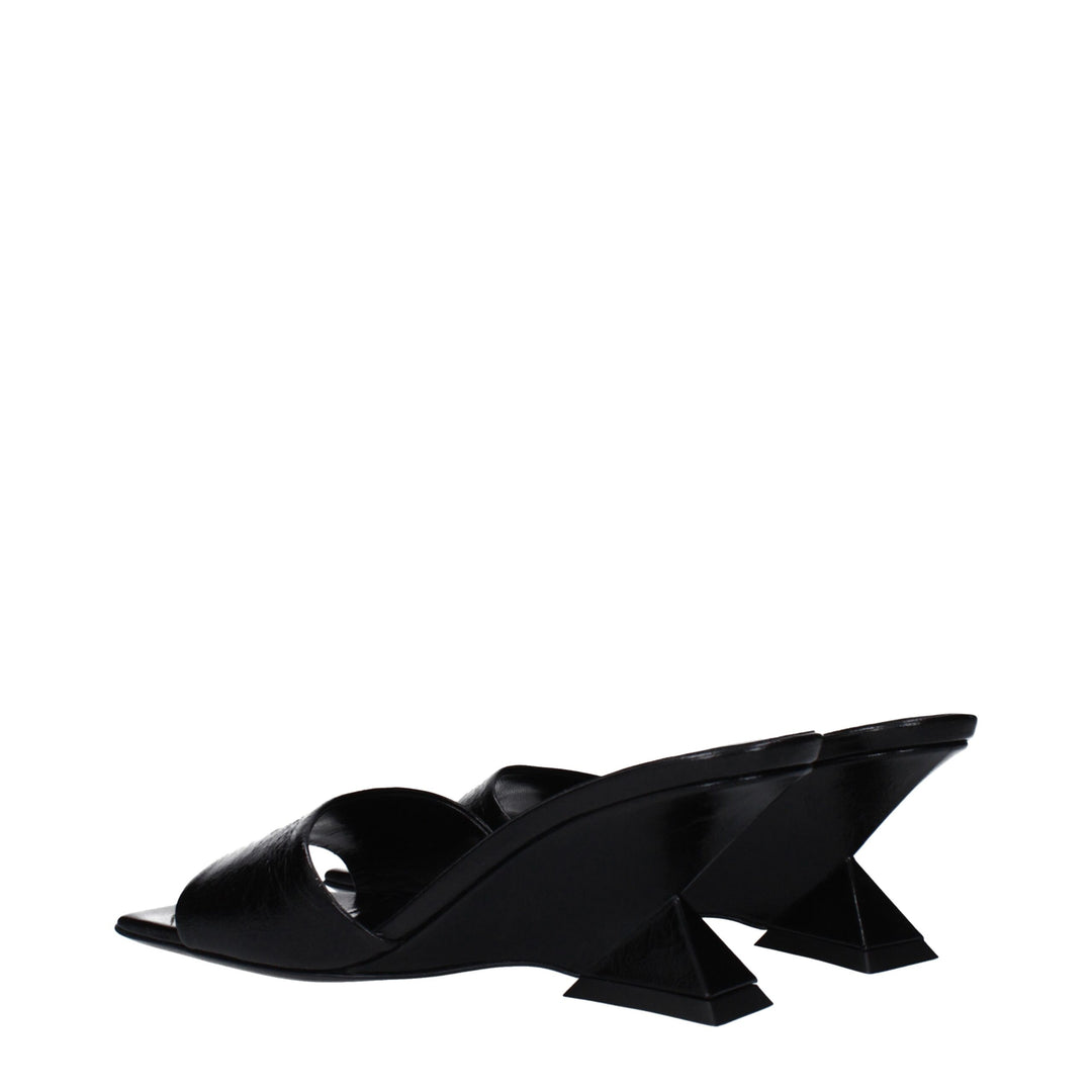 Black Leather Sandal