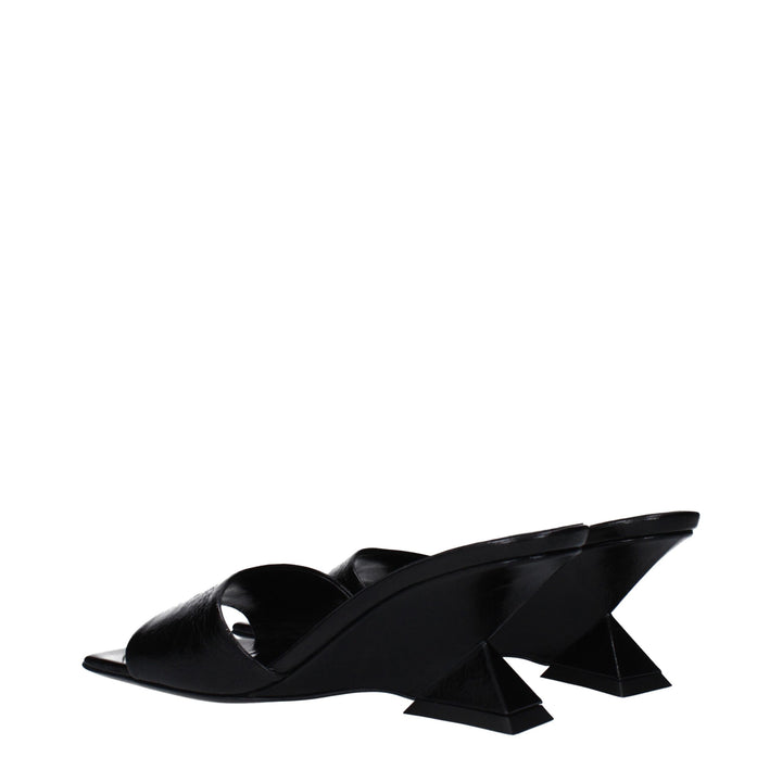 Black Leather Sandal