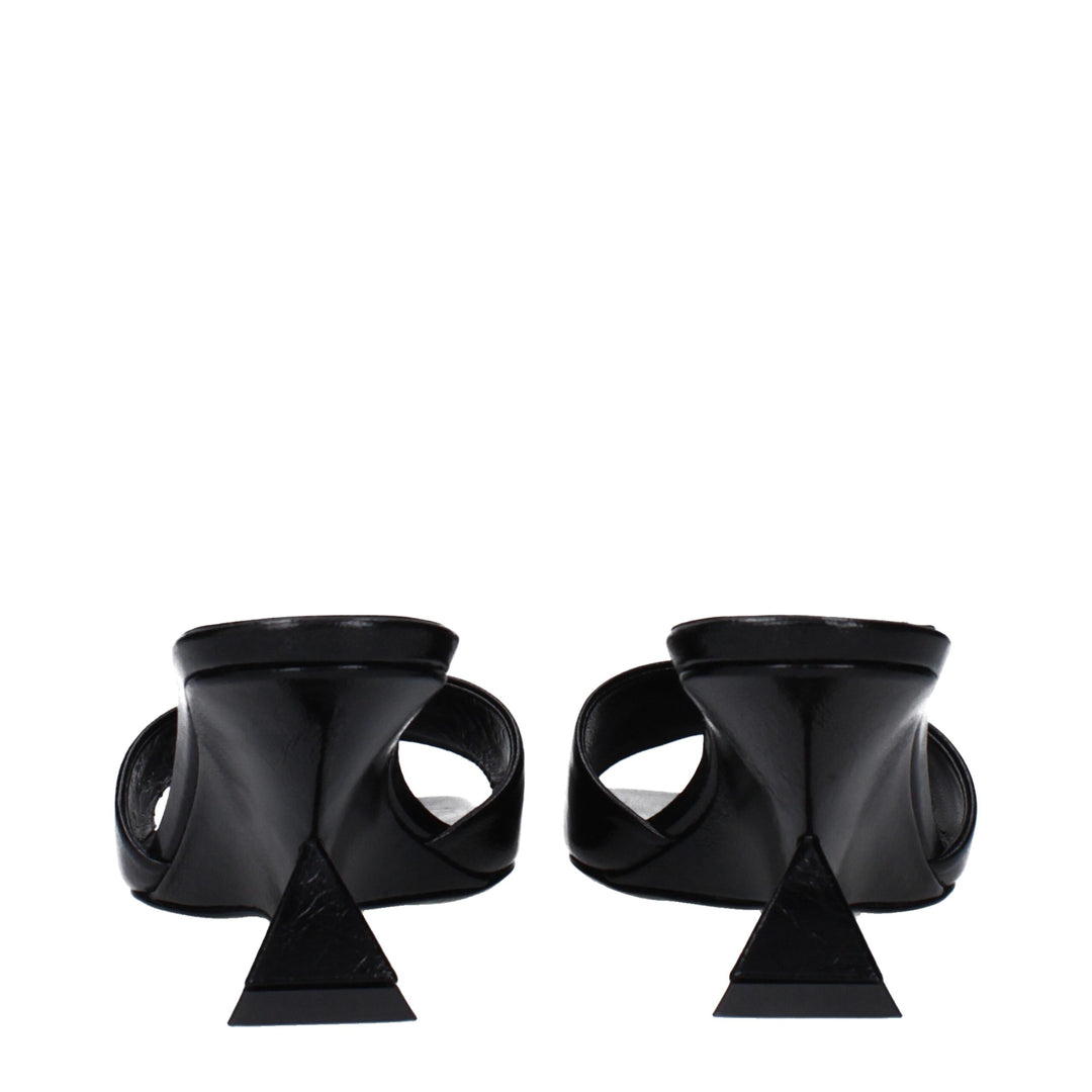 Black Leather Sandal