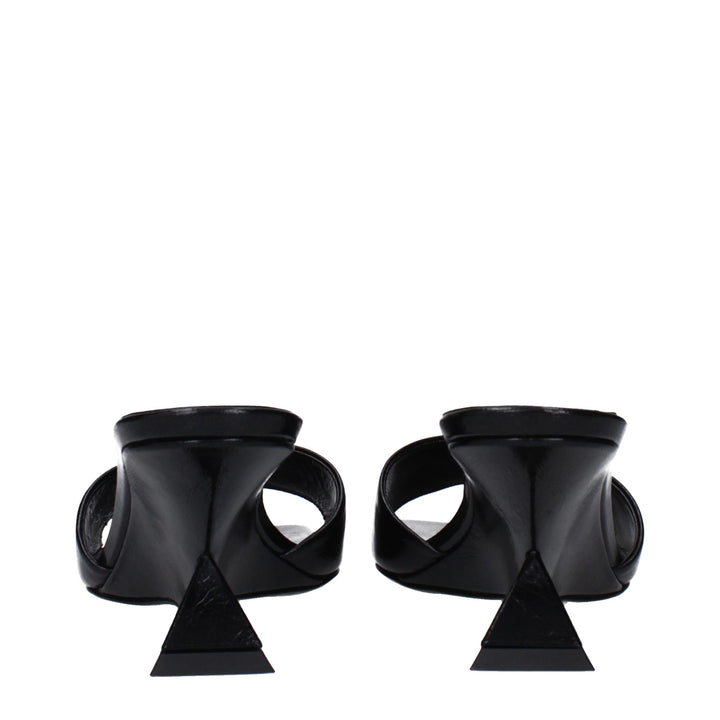 Black Leather Sandal