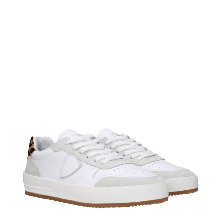 White Leather Sneakers