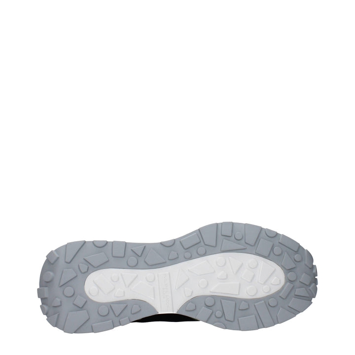 Black Fabric Sneakers