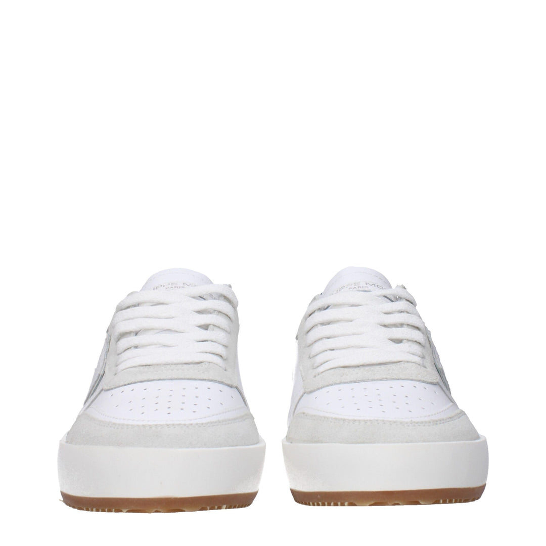 White Leather Sneakers