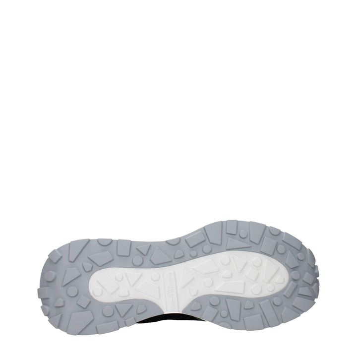 Black Fabric Sneakers