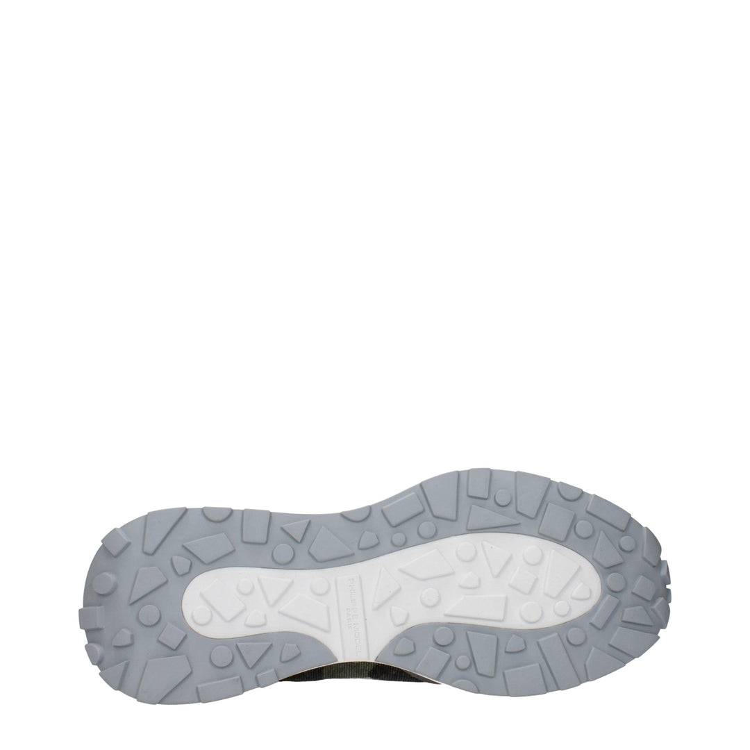 Green Fabric Sneakers