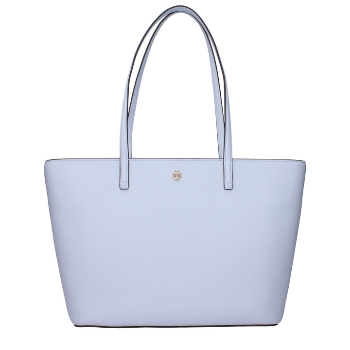 Light Blue Leather Shoulder Bag