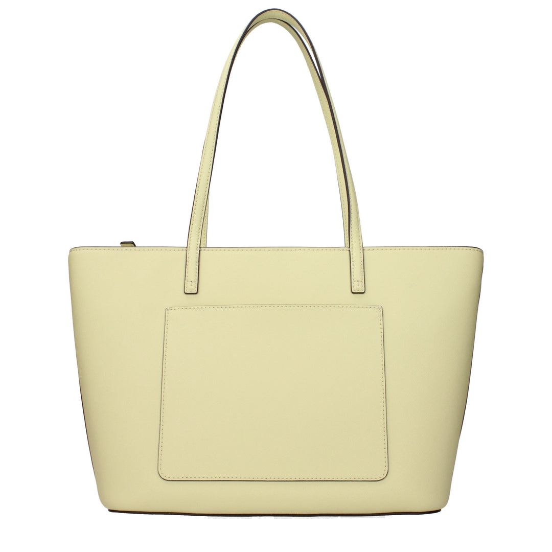 Yellow Leather Shoulder Bag