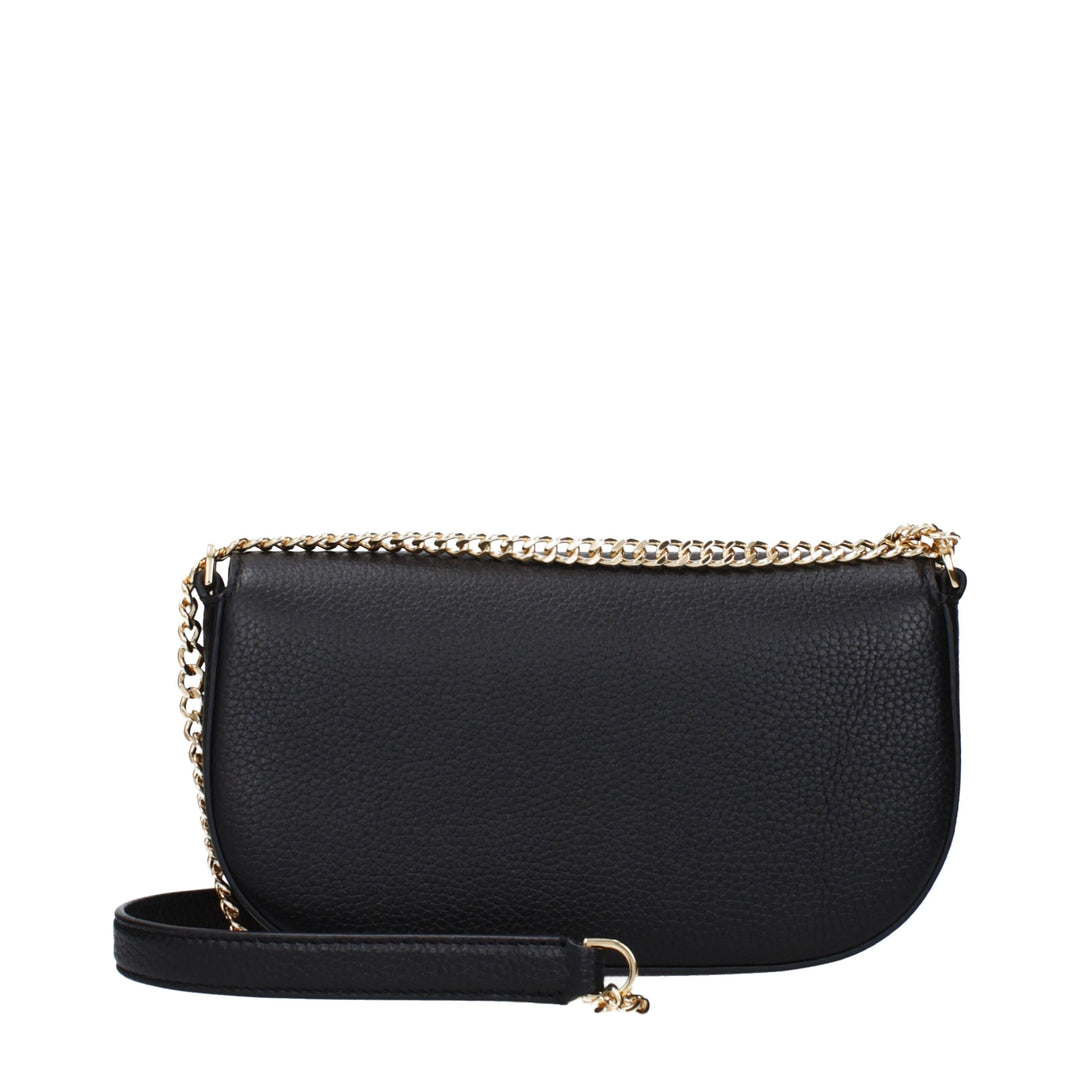 Black Leather Crossbody Bag