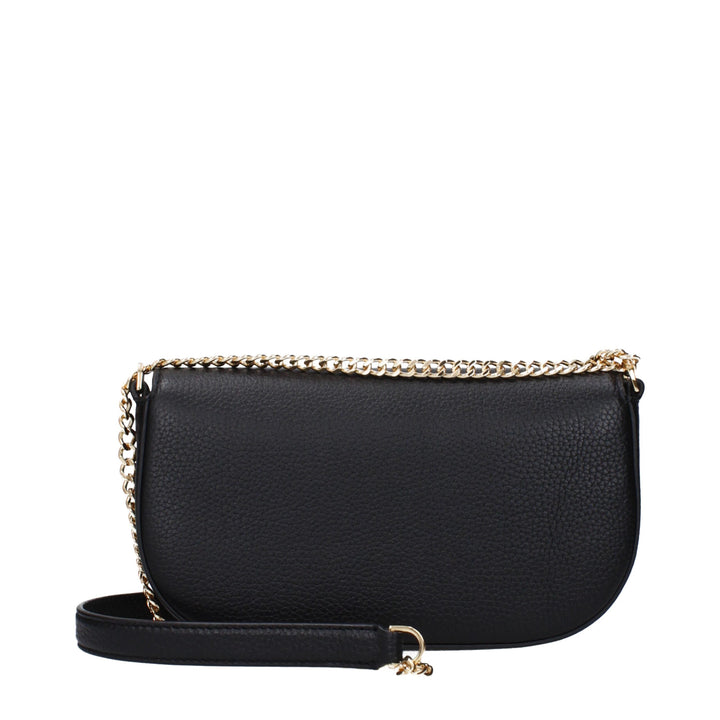 Black Leather Crossbody Bag