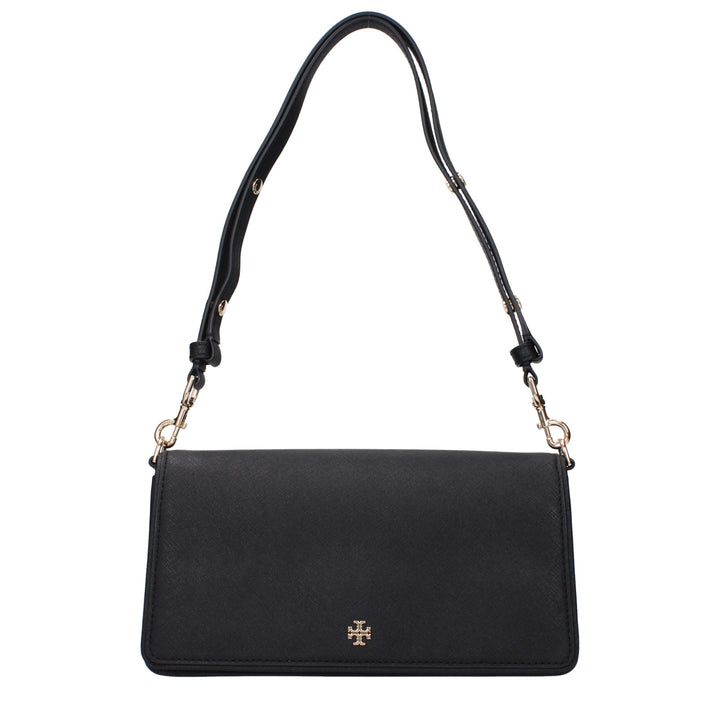 Black Leather Shoulder Bag