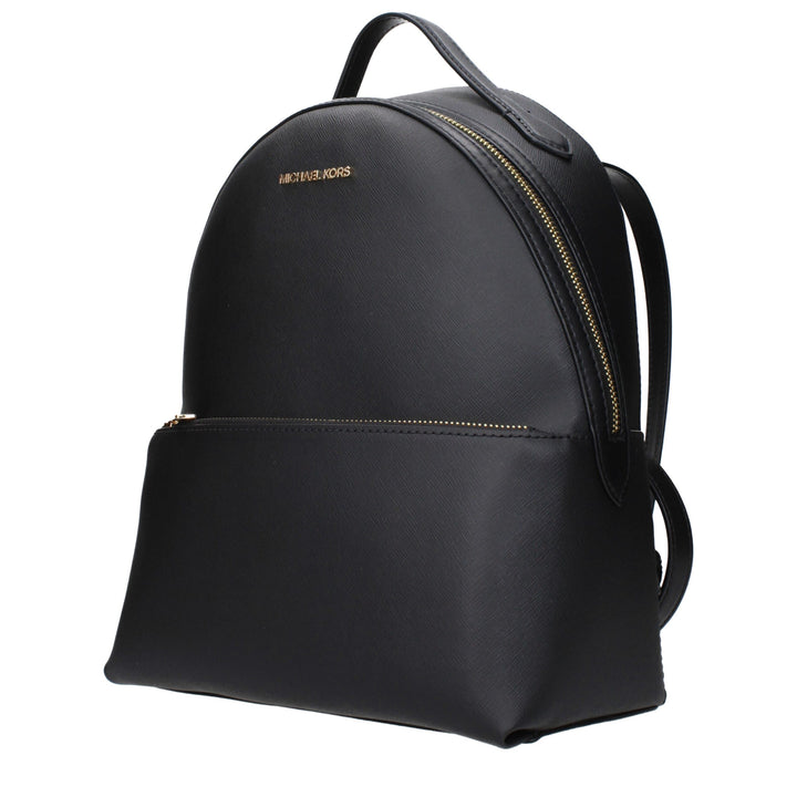Black Leather Backpack