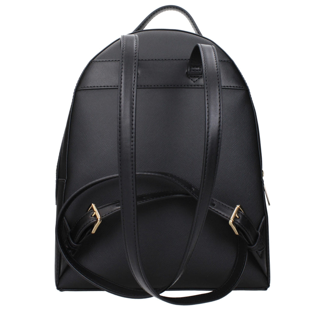 Black Leather Backpack