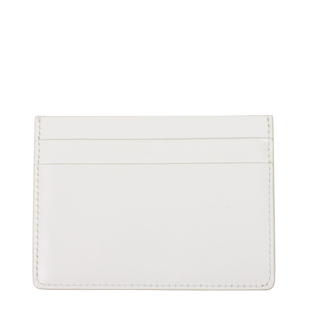 White Leather Cardholder