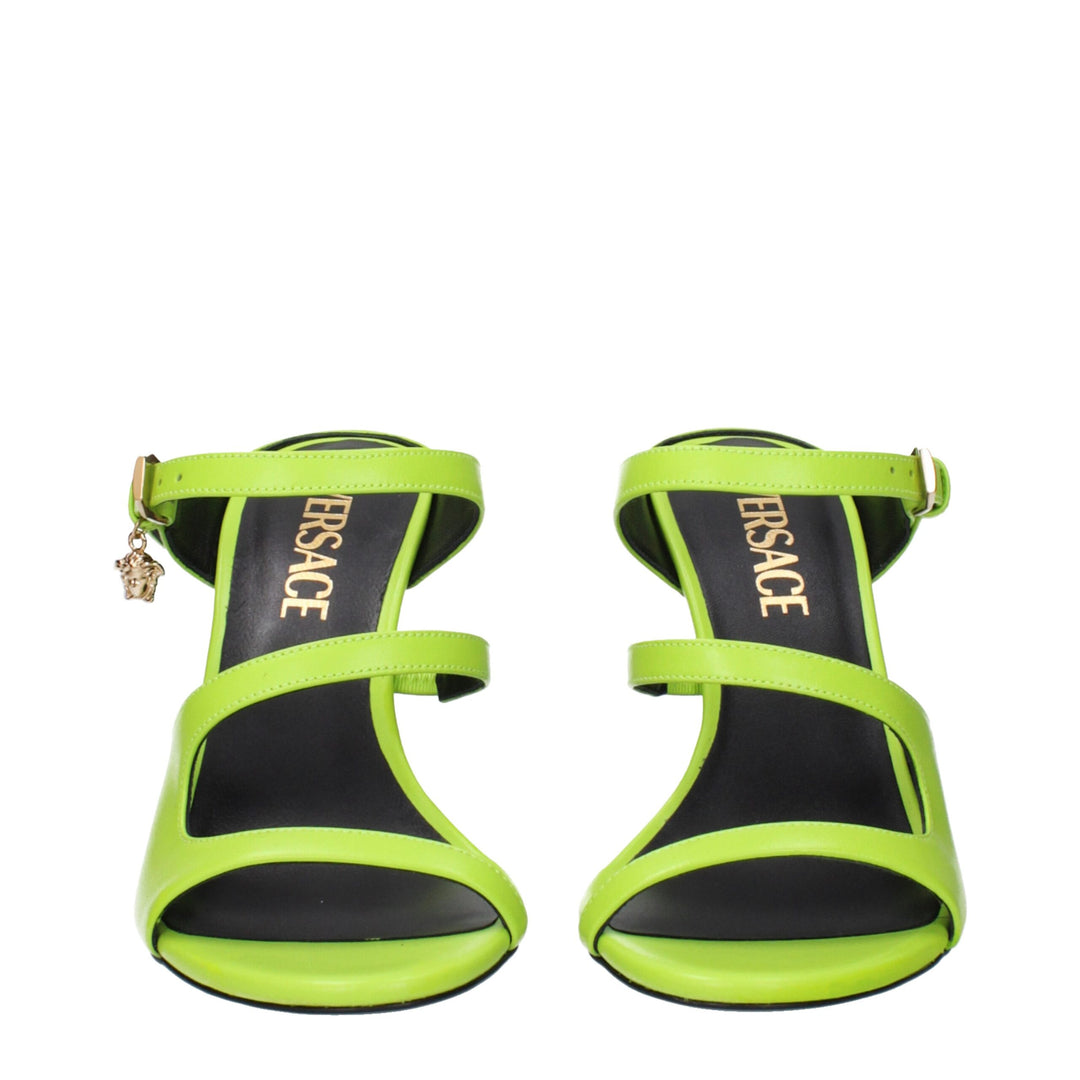 Green Leather Sandal