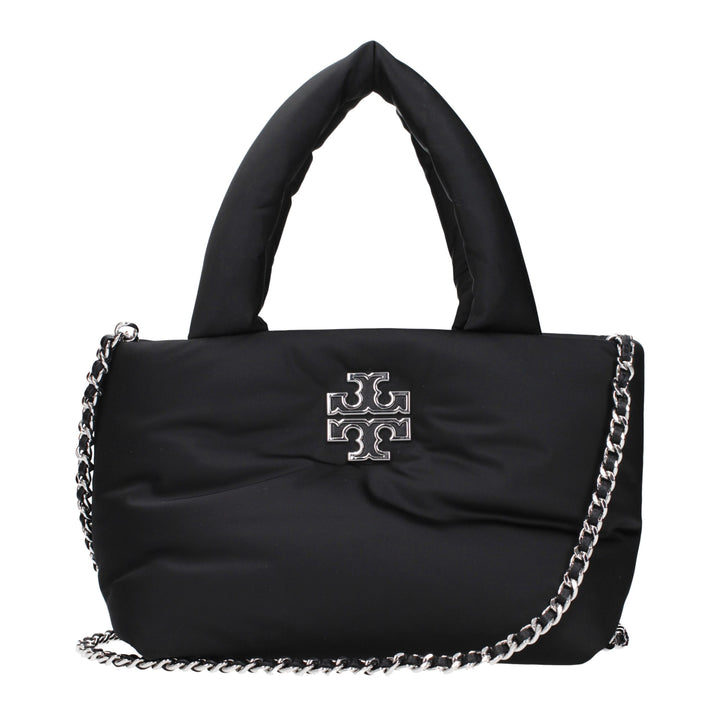 Black Fabric Handbag