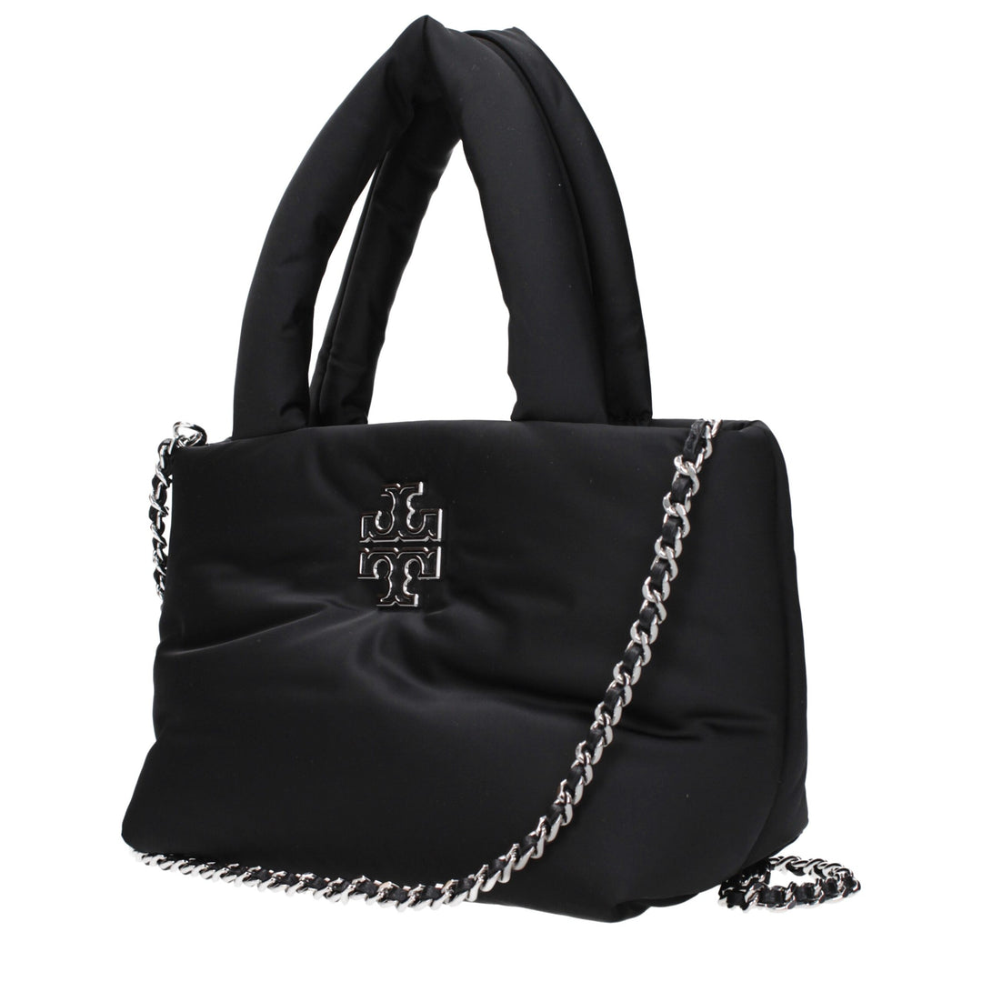Black Fabric Handbag
