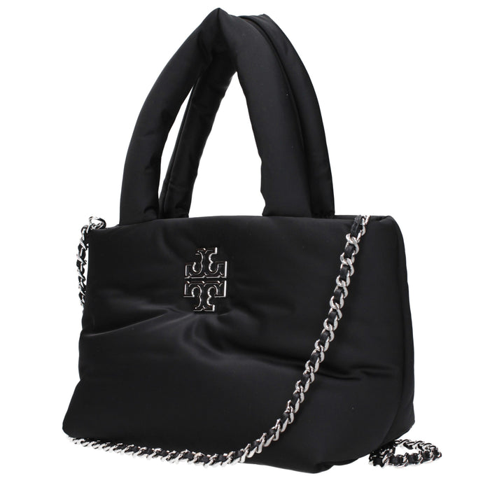 Black Fabric Handbag