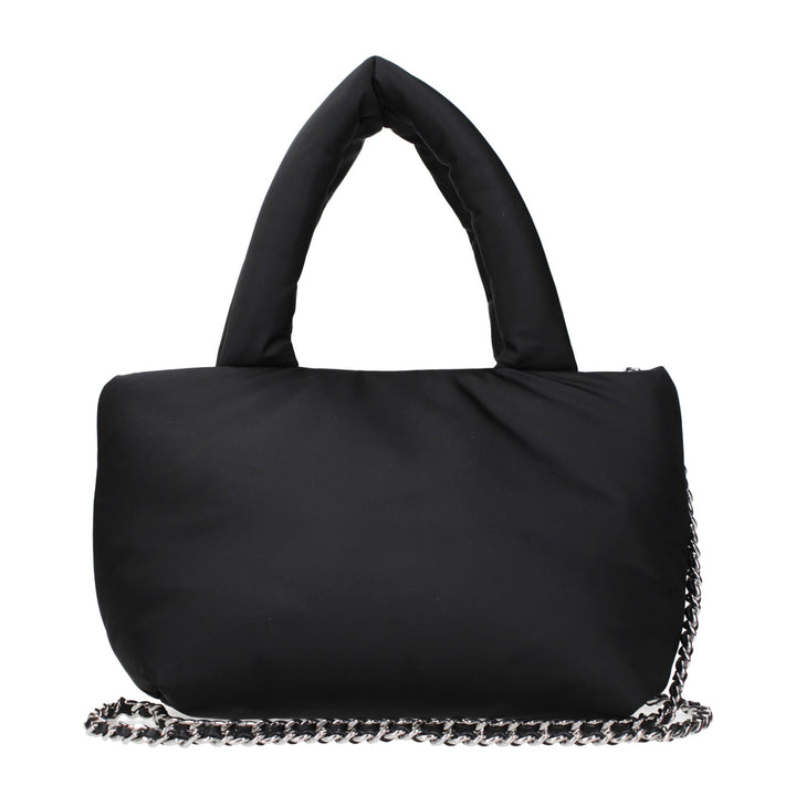 Black Fabric Handbag