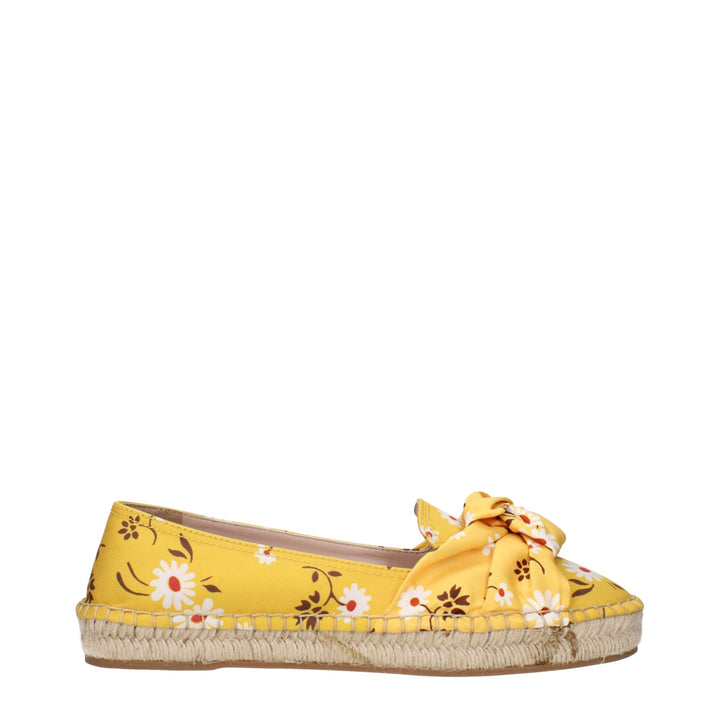 Yellow Fabric Espadrille