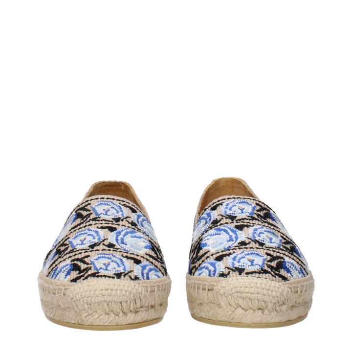 Beige Fabric Espadrille