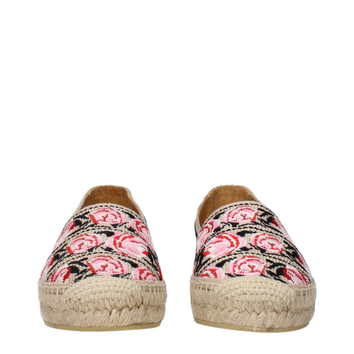 Beige Fabric Espadrille