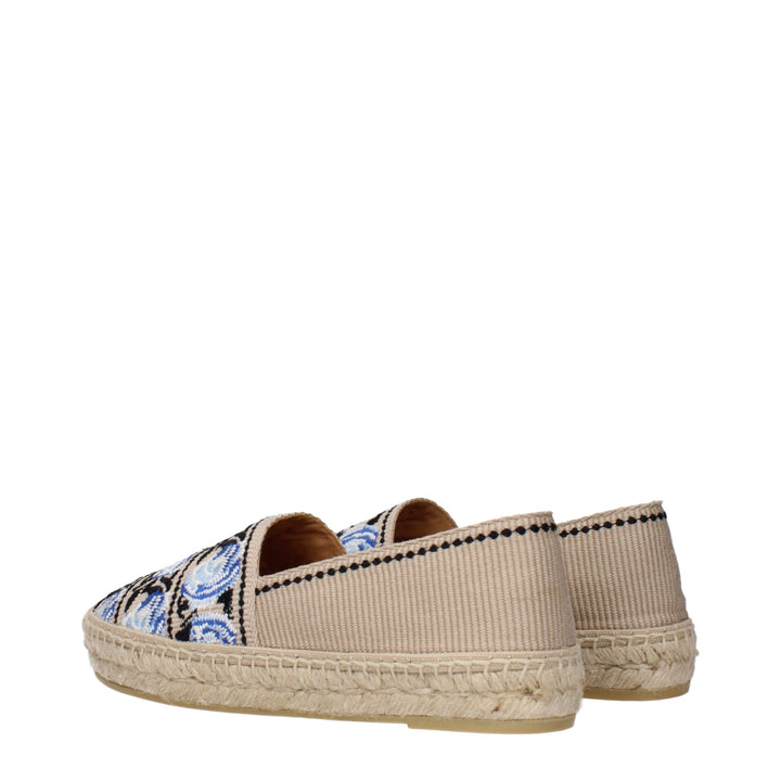 Beige Fabric Espadrille