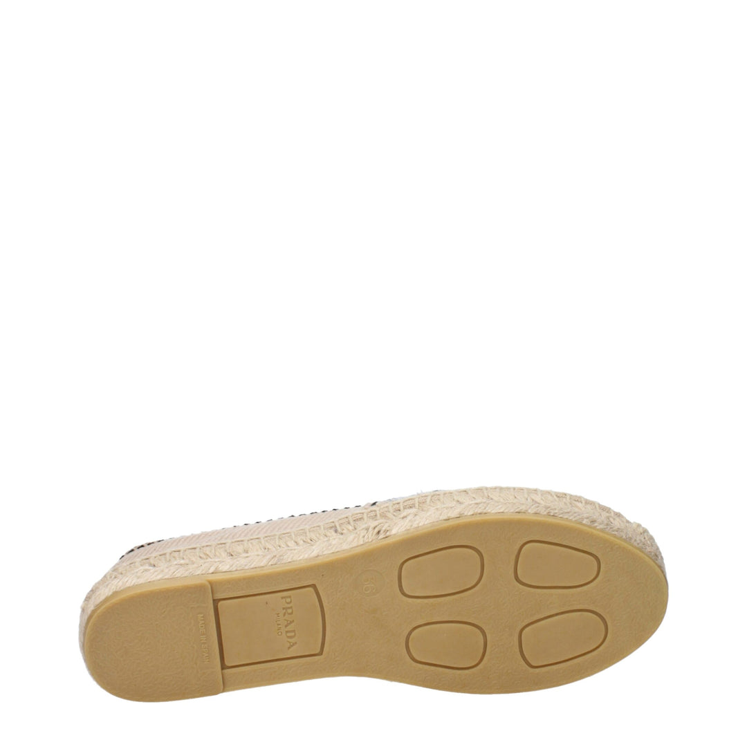 Beige Fabric Espadrille