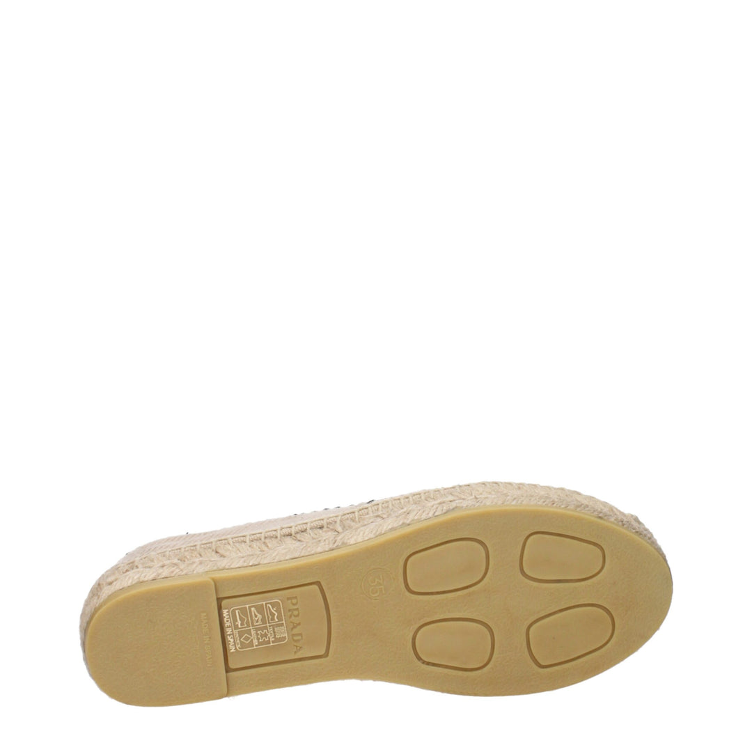 Beige Fabric Espadrille