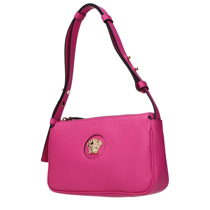 Pink Leather Shoulder Bag