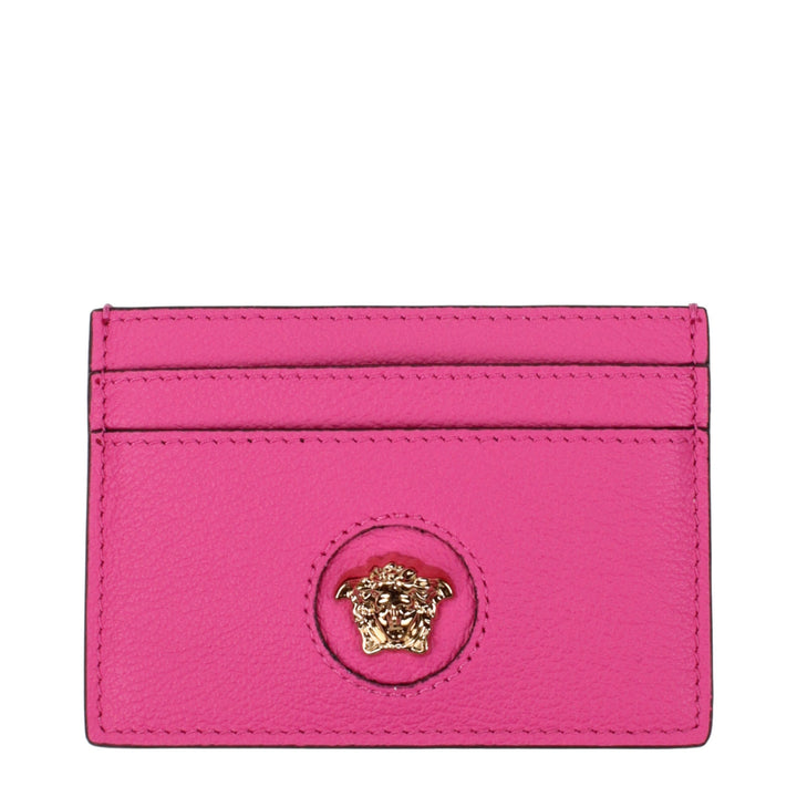 Pink Leather Cardholder